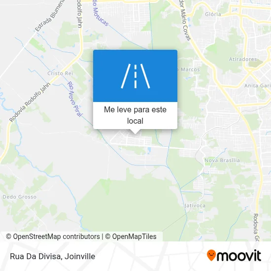 Rua Da Divisa mapa