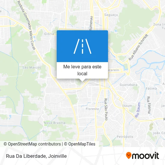 Rua Da Liberdade mapa