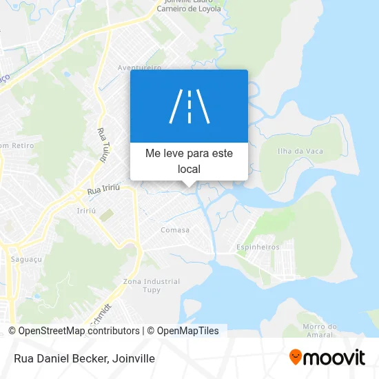Rua Daniel Becker mapa