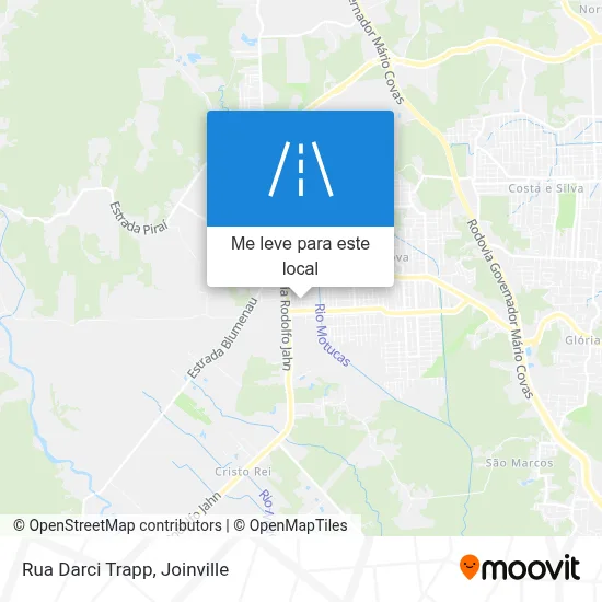 Rua Darci Trapp mapa