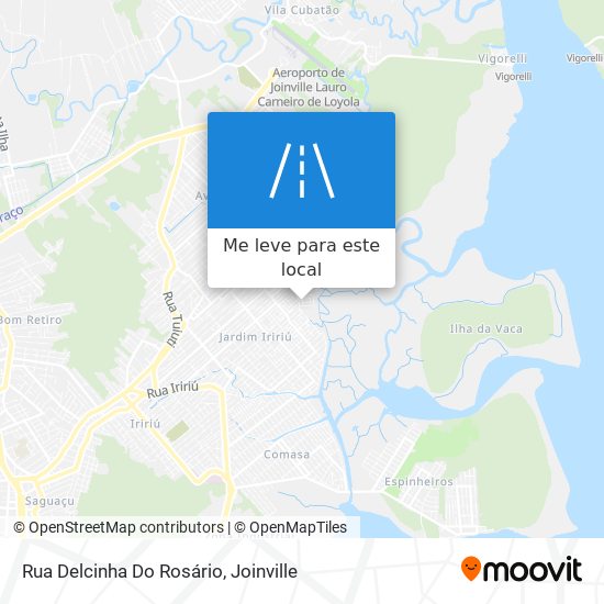 Rua Delcinha Do Rosário mapa