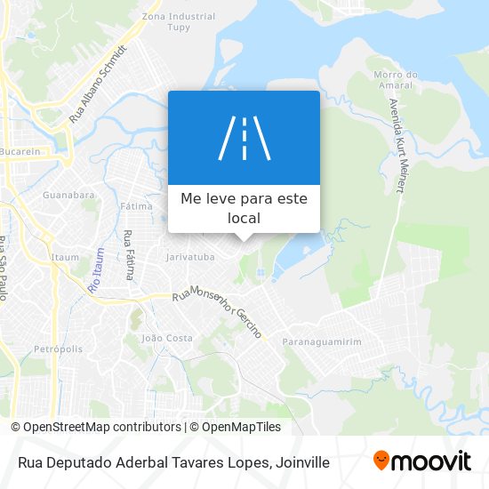Rua Deputado Aderbal Tavares Lopes mapa