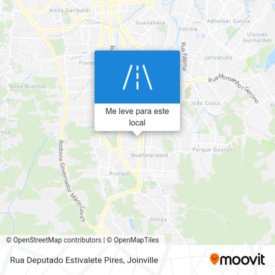 Rua Deputado Estivalete Pires mapa