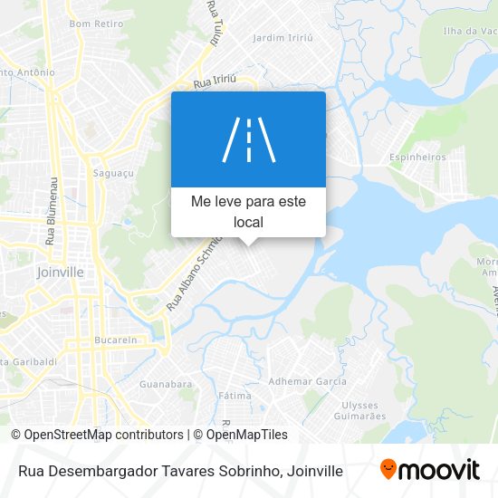 Rua Desembargador Tavares Sobrinho mapa