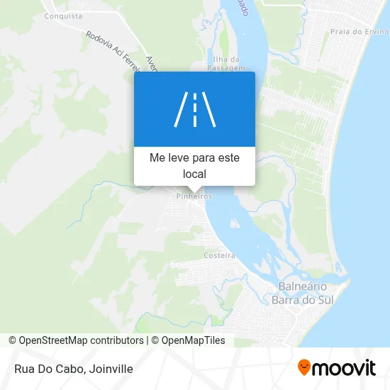Rua Do Cabo mapa