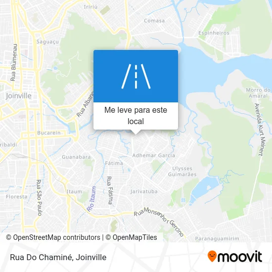 Rua Do Chaminé mapa
