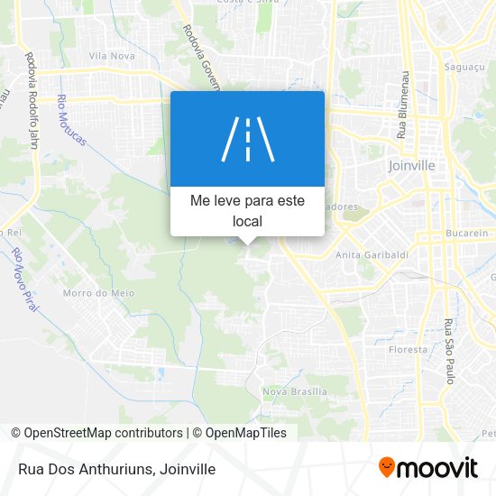 Rua Dos Anthuriuns mapa