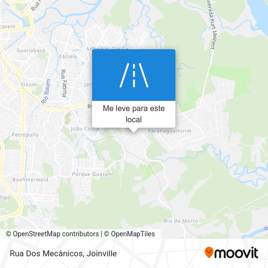 Rua Dos Mecânicos mapa