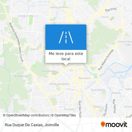 Rua Duque De Caxias mapa