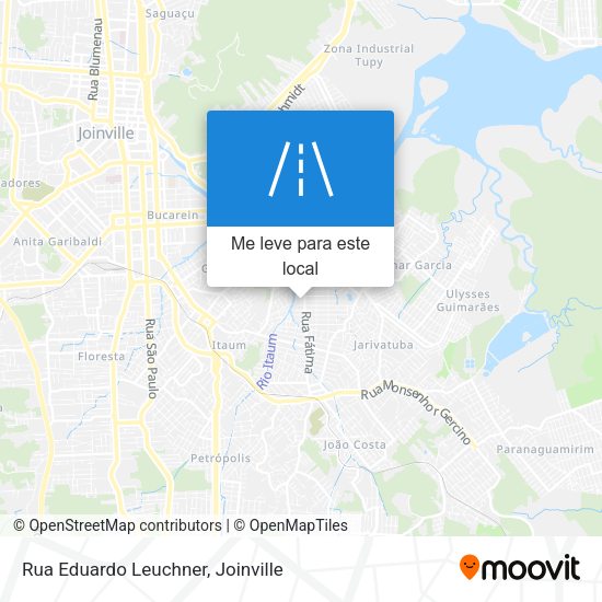 Rua Eduardo Leuchner mapa