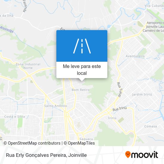 Rua Erly Gonçalves Pereira mapa