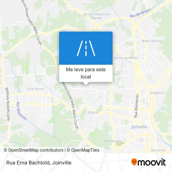 Rua Erna Bachtold mapa