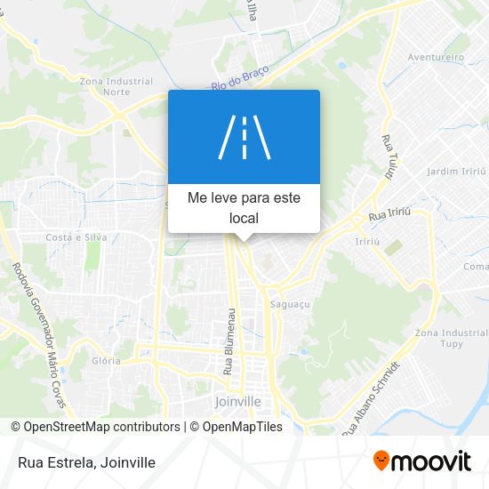 Rua Estrela mapa