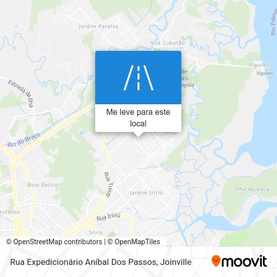 Rua Expedicionário Aníbal Dos Passos mapa