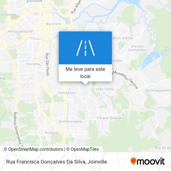 Rua Francisca Gonçalves Da Silva mapa