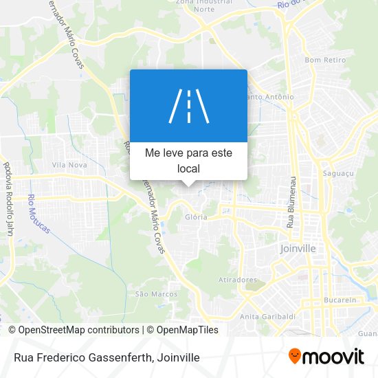 Rua Frederico Gassenferth mapa