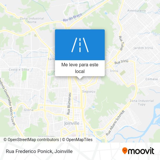 Rua Frederico Ponick mapa