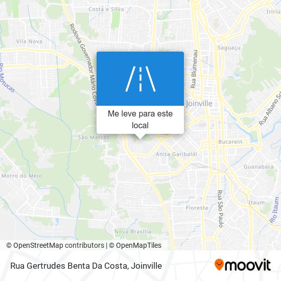 Rua Gertrudes Benta Da Costa mapa