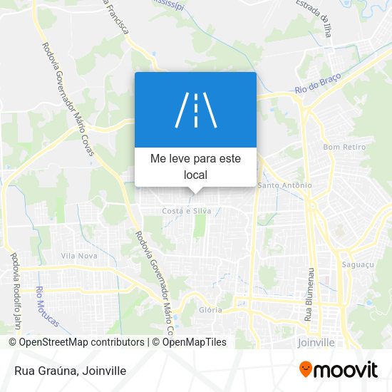 Rua Graúna mapa
