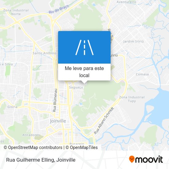 Rua Guilherme Elling mapa