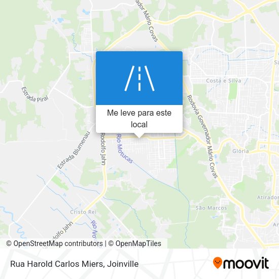Rua Harold Carlos Miers mapa