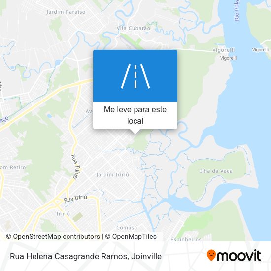 Rua Helena Casagrande Ramos mapa