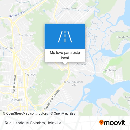 Rua Henrique Coimbra mapa