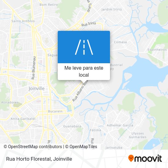 Rua Horto Florestal mapa