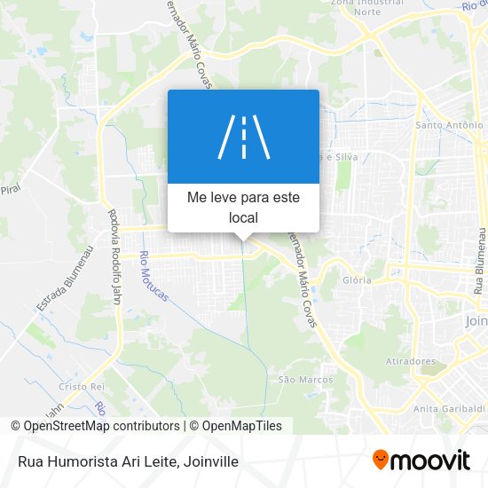 Rua Humorista Ari Leite mapa