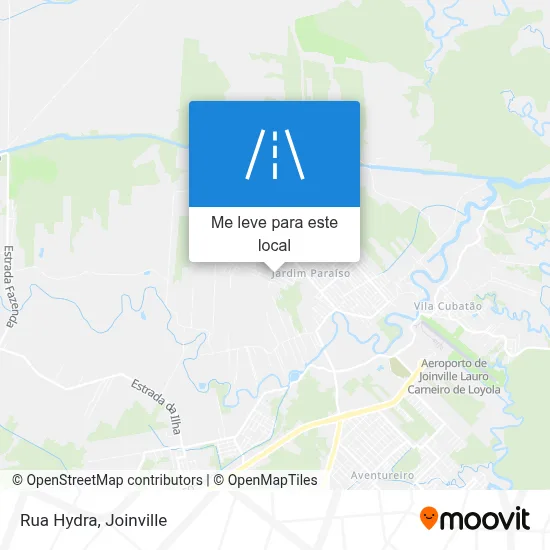 Rua Hydra mapa