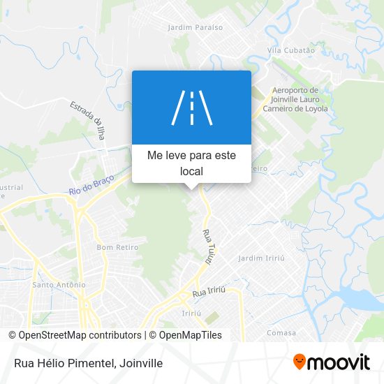 Rua Hélio Pimentel mapa