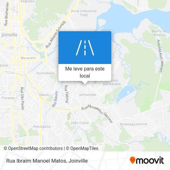 Rua Ibraim Manoel Matos mapa