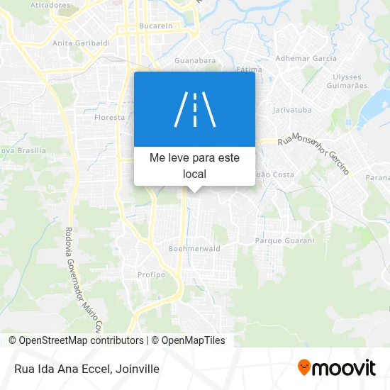 Rua Ida Ana Eccel mapa