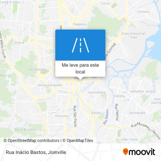 Rua Inácio Bastos mapa