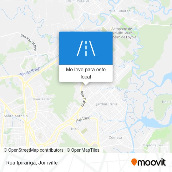 Rua Ipiranga mapa