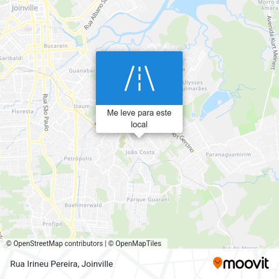 Rua Irineu Pereira mapa