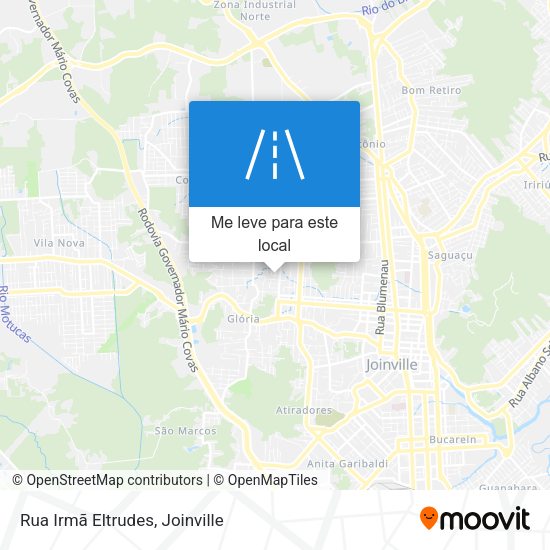 Rua Irmã Eltrudes mapa