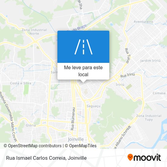 Rua Ismael Carlos Correia mapa