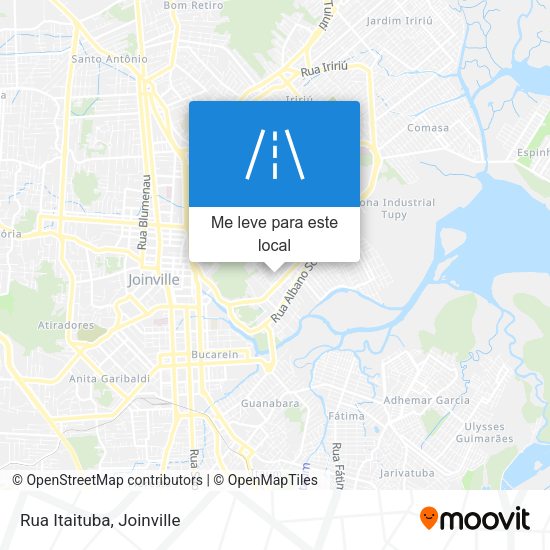 Rua Itaituba mapa