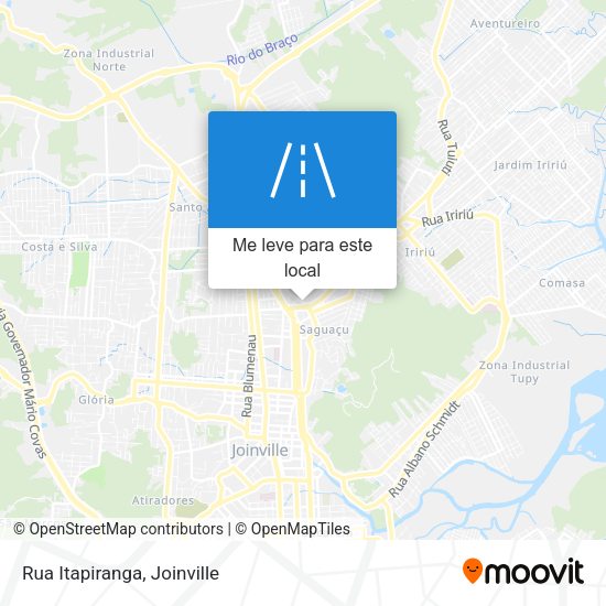 Rua Itapiranga mapa
