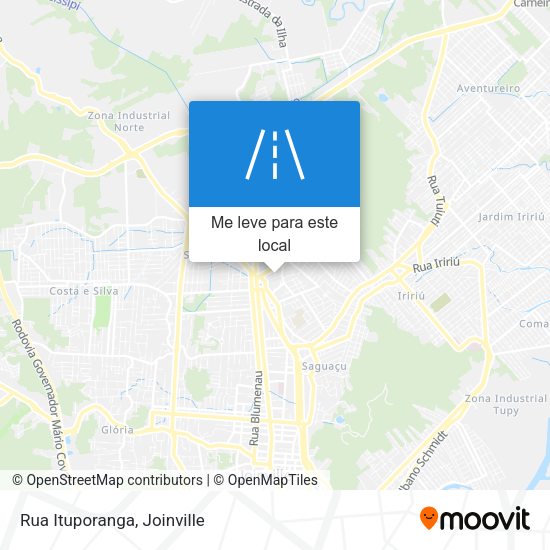 Rua Ituporanga mapa
