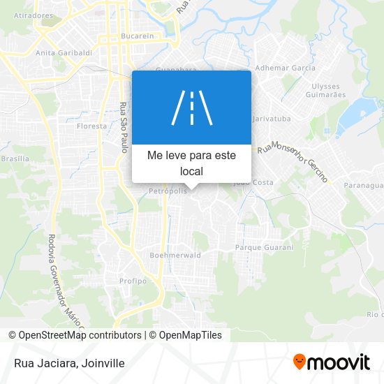 Rua Jaciara mapa
