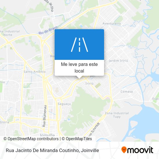 Rua Jacinto De Miranda Coutinho mapa