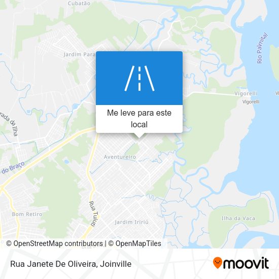 Rua Janete De Oliveira mapa