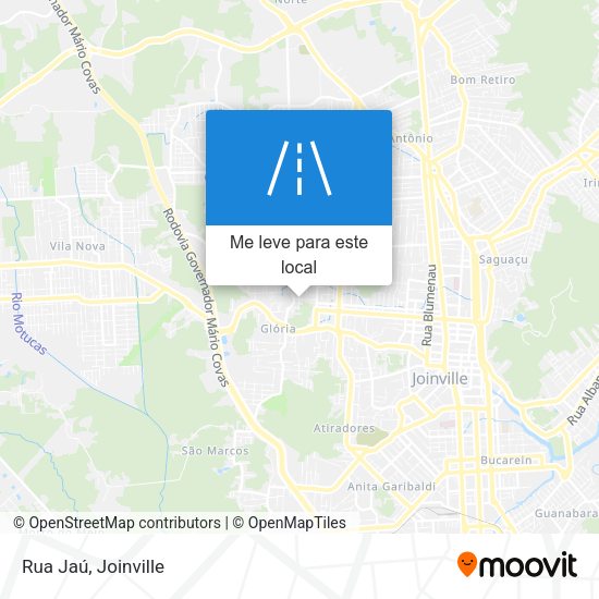 Rua Jaú mapa