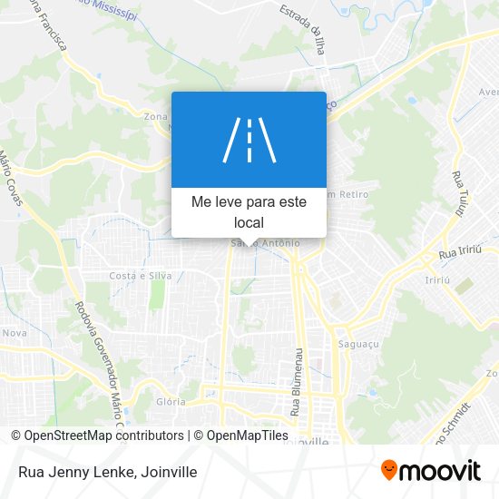 Rua Jenny Lenke mapa