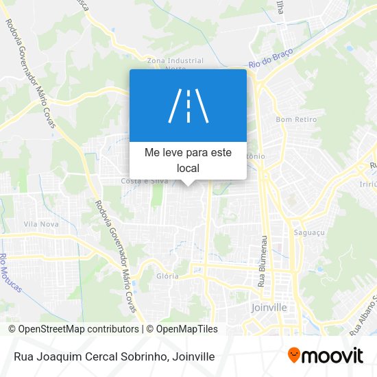 Rua Joaquim Cercal Sobrinho mapa