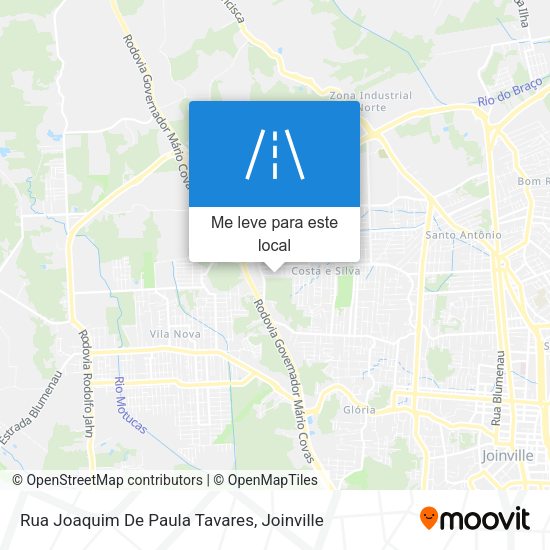 Rua Joaquim De Paula Tavares mapa