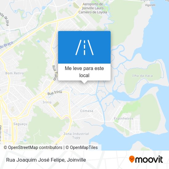 Rua Joaquim José Felipe mapa