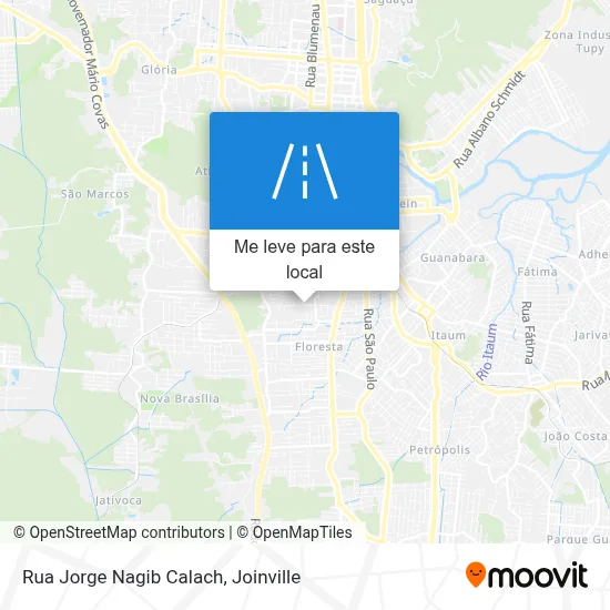 Rua Jorge Nagib Calach mapa